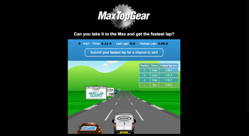 Kitchen and bathroom surface specialist Maxtop Quartz Ltd has launched a brand new online game, MaxTop Gear, following the success of its 2017 Tea-Break Tosser game.